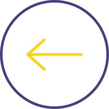 Bir çember simgesinin vektör illüstrasyonu