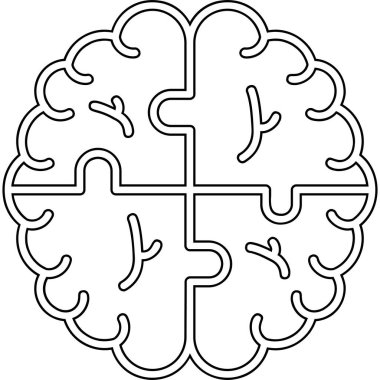 Beyin ve dişliler, vektör tasarımı