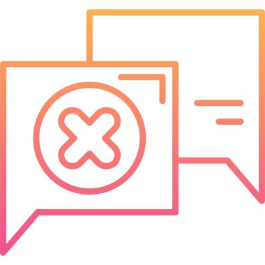 ileti ikonu vektör illüstrasyonu