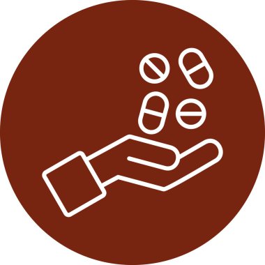 Bir hapın vektör illüstrasyonu