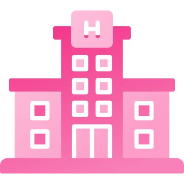 Otel simgesi vektör illüstrasyonu