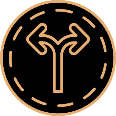 Ok. Web simgesi basit illüstrasyon