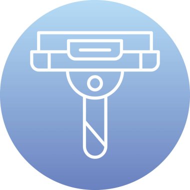 Tek bir simgenin vektör illüstrasyonu