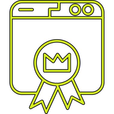 ödül simgesi, vektör illüstrasyonu