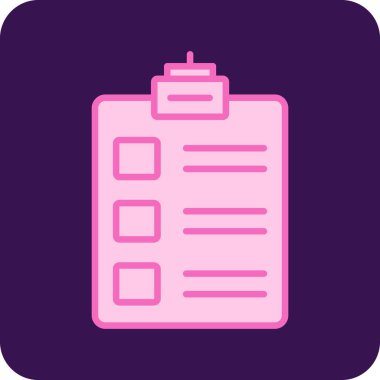 kontrol listesi simgesi vektör illüstrasyon tasarımı