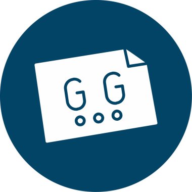 dosya biçimi simgesi, vektör, illüstrasyon