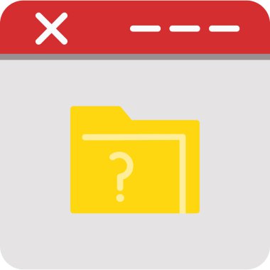 Dizin simgesinin vektör illüstrasyonu