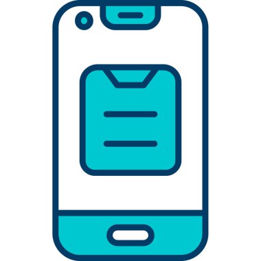 Vektör Mobil simge illüstrasyonu