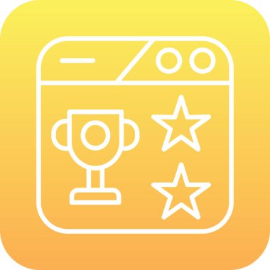 Kupa kupası. Web simgesi