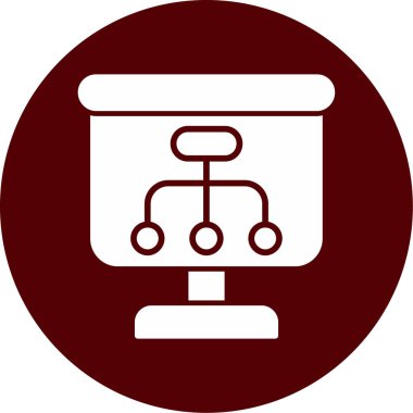 Modern bir simgenin vektör illüstrasyonu