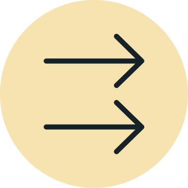 Oklar. Web simgesi basit illüstrasyon