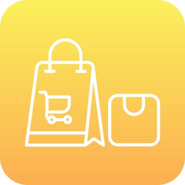 çanta çanta çanta çanta ikon, vektör illüstrasyon