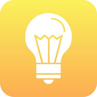 Ampul Simgesi, Vektör illüstrasyonu