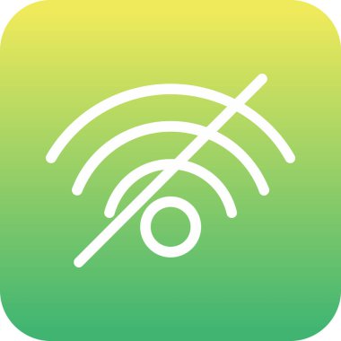 wifi sinyal vektör illüstrasyonu