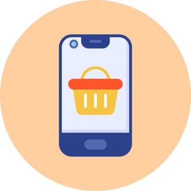 Mobil Alışveriş. Basit tasarım