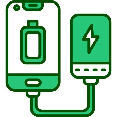 Pil. Web simgesi basit illüstrasyon