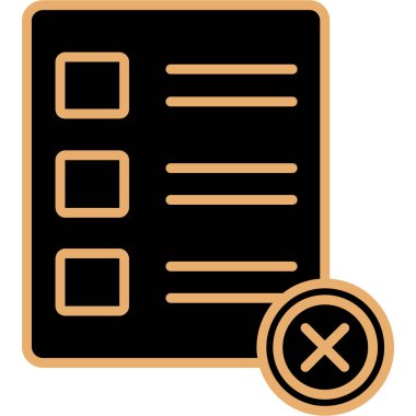 Bir kontrol listesinin vektör illüstrasyonu