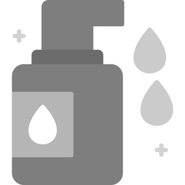 sıvı damlatıcı simgesi, basit illüstrasyon