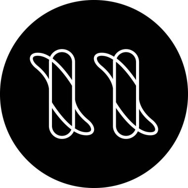 Modern bir simgenin vektör illüstrasyonu