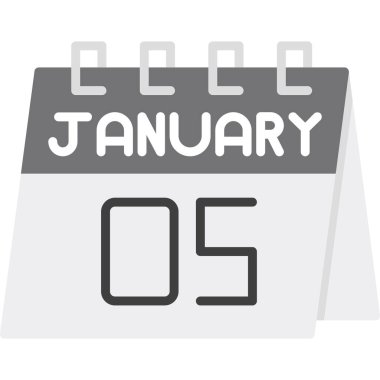 6 Ocak - Takvim simgesi - Takvim