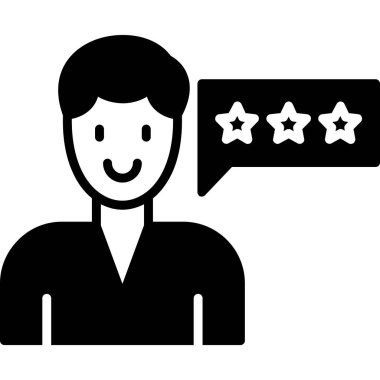 Gözden geçirme simgesi, vektör illüstrasyonu