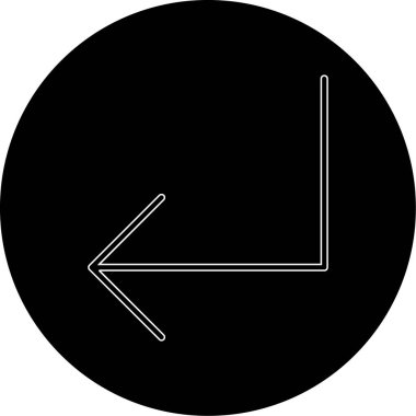 Ok vektör çizim simgesi