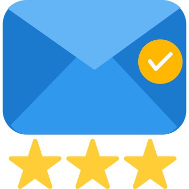 E- postanın vektör illüstrasyonu