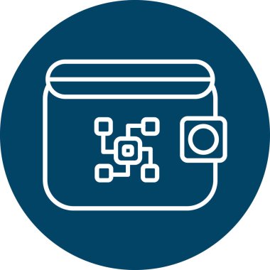 seo modern simgesinin vektör illüstrasyonu