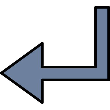 Ok. Web simgesi basit illüstrasyon