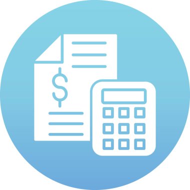 işletme finansmanı düz stil simgesi