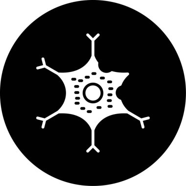 bakteri simgesi vektör illüstrasyonu