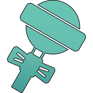 Çizgi film simgesinin vektör çizimi