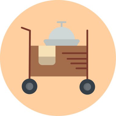 Gıda simgesinin vektör illüstrasyonu