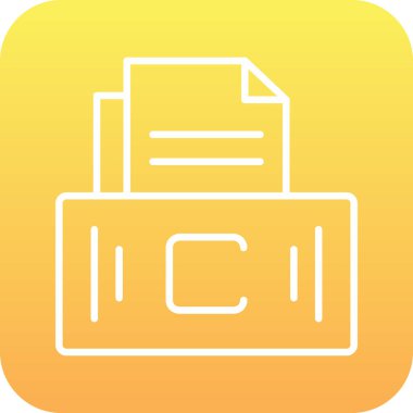 dizin simgesi vektör illüstrasyonu