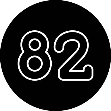 78 yıllık doğum günü ikonu, sembol tasarımı illüstrasyonu