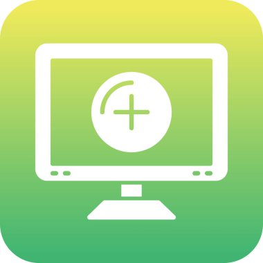 Eşsiz Bilgisayar Vektör Satırı Simgesi