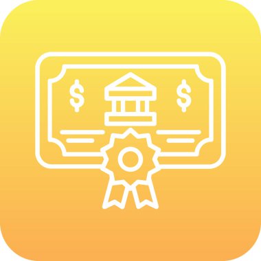 Para için. Web simgesi basit illüstrasyon