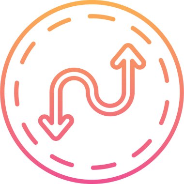 ok vektörü simgesi modern basit vektör illüstrasyonu