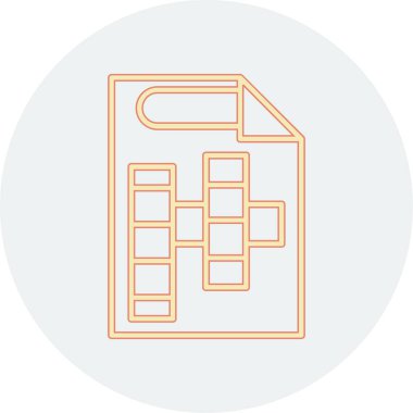 Modern simgenin vektör illüstrasyonu