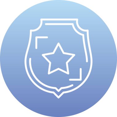 kalkan ikon vektör illüstrasyonu