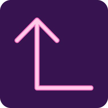 Ok. Web simgesi basit illüstrasyon