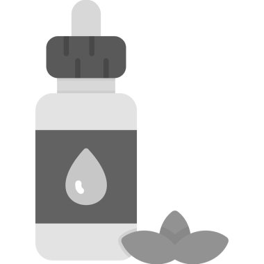 Yapraklı bir sıvının vektör çizimi