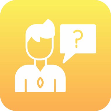 İş adamı ikonu. düz dizayn biçimi 10.