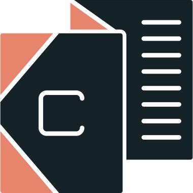 belge simgesi vektör illüstrasyonu