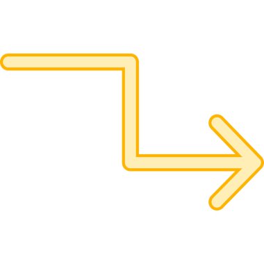 ok simgesi vektör illüstrasyonu