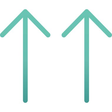 Oklar web simgesi, basit vektör illüstrasyonu