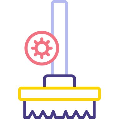 Çizgi film simgesinin vektör çizimi