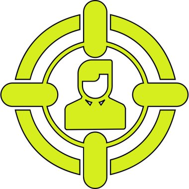 seo modern simgesinin vektör illüstrasyonu