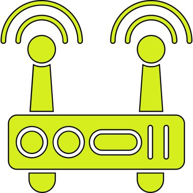 Radyo simgesi, vektör illüstrasyonu