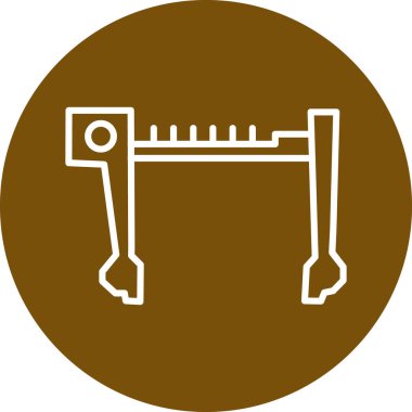 Tahta bank. Basit tasarım